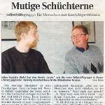  Hildesheimer Allgemeine Zeitung 19.4.2006 Mutige Schüchterne  
