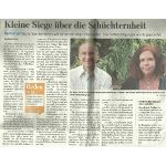  Helmstedter Nachrichten 2.9.2013 Kleine Siege über die Schüchternheit  
