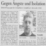  Braunschweiger Zeitung 7.7.2004 Gegen Ängste und Isolation  