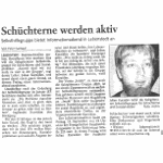  Salzgitter-Zeitung 16.9.2008 Schüchterne werden aktiv  