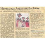  Braunschweiger Zeitung 8.7.2009 Heraus aus Angst und Isolation  